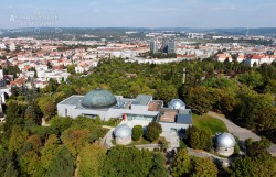 Hvězdárna a planetárium Brno z ptačí perspektivy