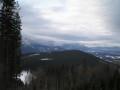 Výhled z úbočí Lysé hory 